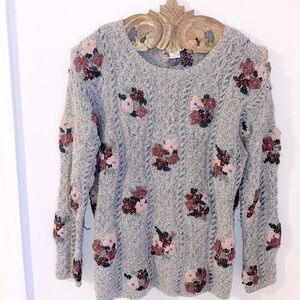 VINTAGE 90s Grandma Cottagecore Sweater